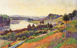 Maximilien Luce The Seine at Herblay china oil painting image